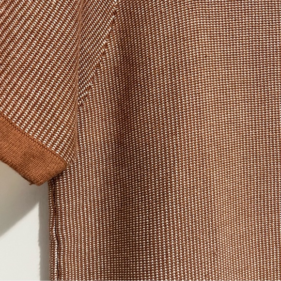 NWT Hudson & Barrow Knitwear XL Striped Collared Polo Shirt - Picture 2 of 7